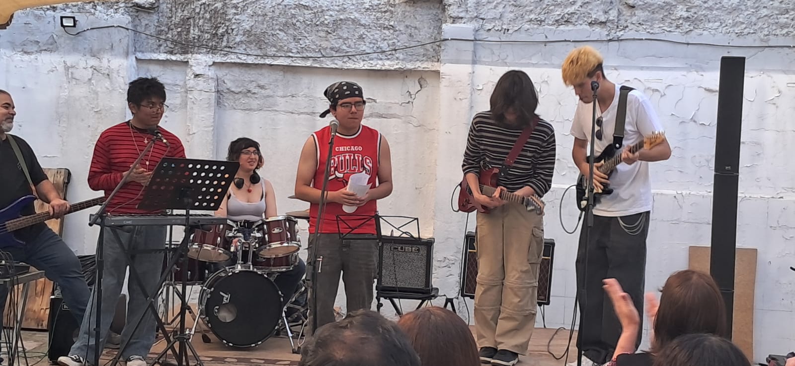Banda de estudiantes en vivo